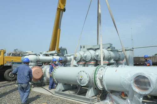 瀘州供電公司羅盤山220千伏變電站擴(kuò)建工程按下“快進(jìn)鍵” 全力沖刺建設(shè)目標(biāo)
